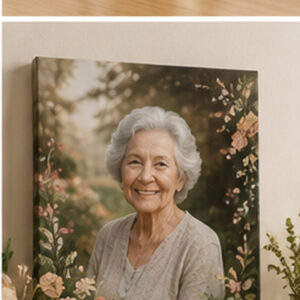 Spominsko platno s fotografijo – primer personalizacije